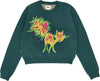 OBEY-Maglione-Leggero-Donna-Gato-Sweater-Dark-Cedar-da-donna