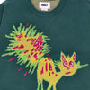 OBEY-Maglione-Leggero-Donna-Gato-Sweater-Dark-Cedar-da-donna