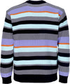 OBEY-Maglione-Leggero-Uomo-Edge-Crew-Sweater-Pewter-Multi-da-uomo