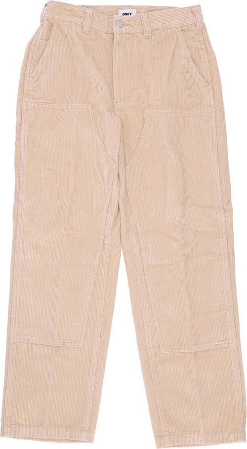 OBEY-Pantalone-Lungo-Uomo-Big-Timer-Cord-Pant-Irish-Cream-da-uomo