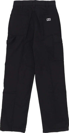 OBEY-Pantalone-Lungo-Uomo-Big-Timer-Twill-Double-Knee-Carpenter-Pant-Black-da-uomo