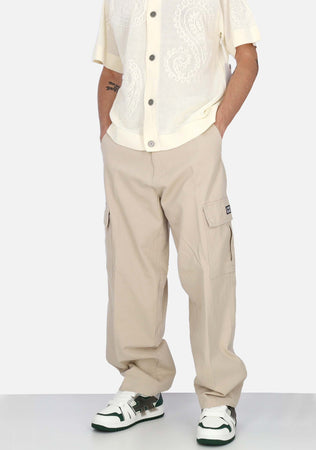 OBEY-Pantalone-Lungo-Uomo-Bigwig-Baggy-Twill-Cargo-Pant-Silver-Grey-da-uomo