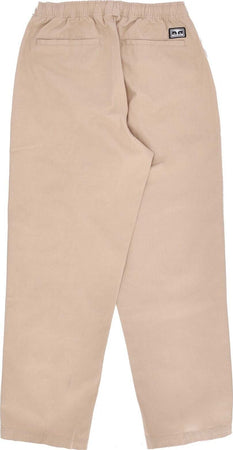 OBEY-Pantalone-Lungo-Uomo-Easy-Twill-Pant-Irish-Cream-da-uomo