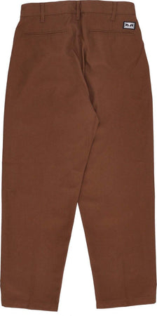 OBEY-Pantalone-Lungo-Uomo-Fubar-Pleated-Pant-Sepia-da-uomo