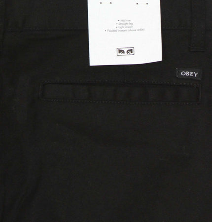 OBEY-Pantalone-Lungo-Uomo-Straggler-Flooded-Pants-Black-da-uomo