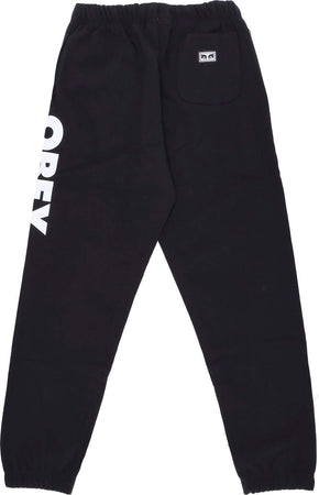 OBEY-Pantalone-Tuta-Felpato-Uomo-Bold-Sweatpants-Black-da-uomo