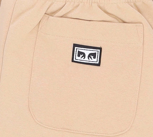 OBEY-Pantalone-Tuta-Felpato-Uomo-Bold-Sweatpants-Oat-Milk-da-uomo