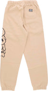 OBEY-Pantalone-Tuta-Felpato-Uomo-Cherubs-Sweatpants-Oat-Milk-da-uomo
