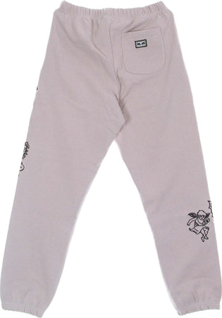 OBEY-Pantalone-Tuta-Felpato-Uomo-Indiscriminate-Sweatpant-Specialty-Fleece-Purple-Paste-da-uomo