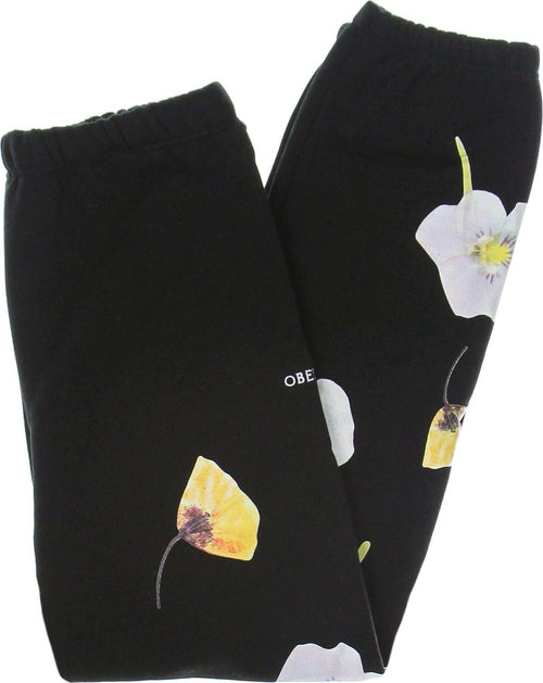 OBEY-Pantalone-Tuta-Felpato-Uomo-Redux-Sweatpant-Specialty-Fleece-Black-da-uomo