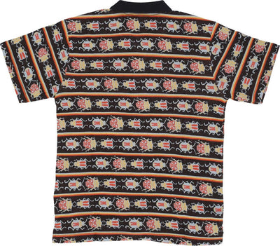 OBEY-Polo-Manica-Corta-Uomo-Bugs-Jacquard-Polo-Black-Multi-da-uomo