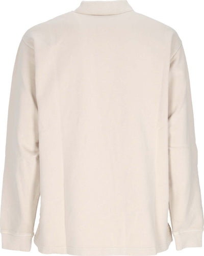 OBEY-Polo-Manica-Lunga-Uomo-Lowercase-Pigment-Polo-Pigment-Clay-da-uomo