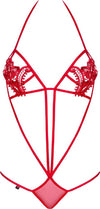 OBSESSIVE LUIZA BODY RED ROSSO TG S/M Salute e cura della persona/Erotismo e contraccezione/Abbigliamento erotico/Donna/Body e Teddy Kondorama - Martinsicuro, Commerciovirtuoso.it