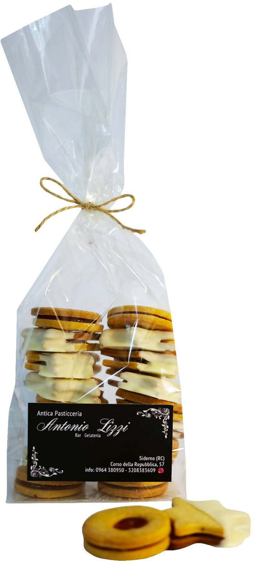Occhi di Bue Biscotti Artigianali 500gr di Pasta Frolla Biscotti Fatti a Mano In Italia Antonio Lizzi