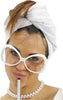 Occhiali Da Sole Diva Bianchi con lenti Trasparenti Travestimento Stile Anni 60 Casa e cucina/Hobby creativi/Articoli per feste e compleanni/Cappellini maschere e accessori/Occhiali Kondorama - Martinsicuro, Commerciovirtuoso.it