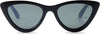 Occhiali Da Sole Donna Excape 6.0 Montatura Nera Opaca Modello Cat Eye Occhiali Da Sole Fashion Lenti Fumo Protezione Uva - Uvb Con Astuccio Moda/Donna/Accessori/Occhiali e accessori/Occhiali da sole You Store - Messina, Commerciovirtuoso.it