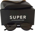 Occhiali Da Sole Super by Retrosuperfuture Montatura Nera A Goccia Handmade In Italy Con Astuccio A Sacco Morbido E Panno Per Pulizia Moda/Uomo/Accessori/Occhiali e accessori/Occhiali da sole Ideart - Valdilana, Commerciovirtuoso.it