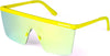 Occhiali Da Sole Unisex Excape 8.3 Montatura Giallo Lime Lenti Gialle Specchiate Forma Squadrata Occhiali Da Sole Stile Metropolitano Protezione Uv400 Con Astuccio Moda/Uomo/Accessori/Occhiali e accessori/Occhiali da sole You Store - Messina, Commerciovirtuoso.it