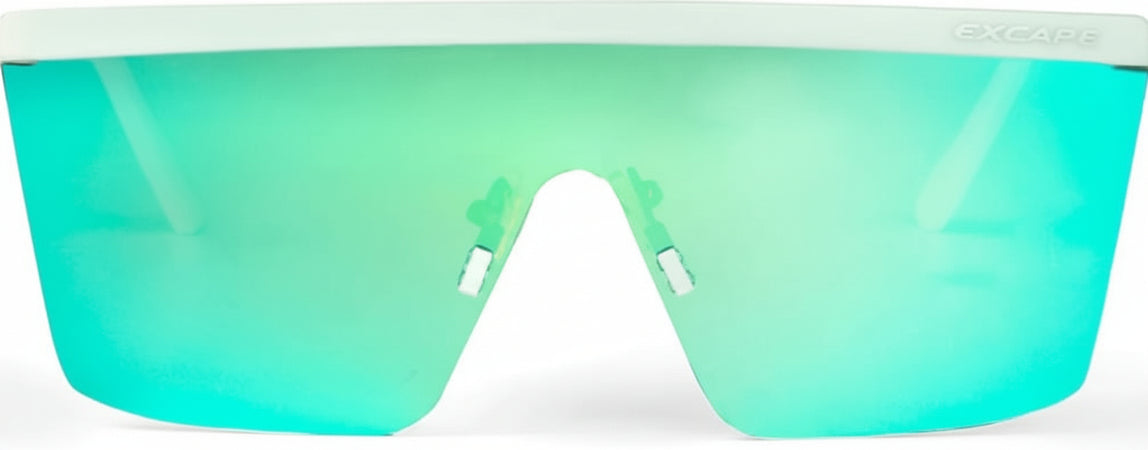 Occhiali Da Sole Unisex Excape 8.5 Montatura Bianca Lenti Azzurre Specchiate E Squadrate Occhiali Da Sole Stile Metropolitano Protezione Uv400 Con Astuccio Moda/Uomo/Accessori/Occhiali e accessori/Occhiali da sole You Store - Messina, Commerciovirtuoso.it