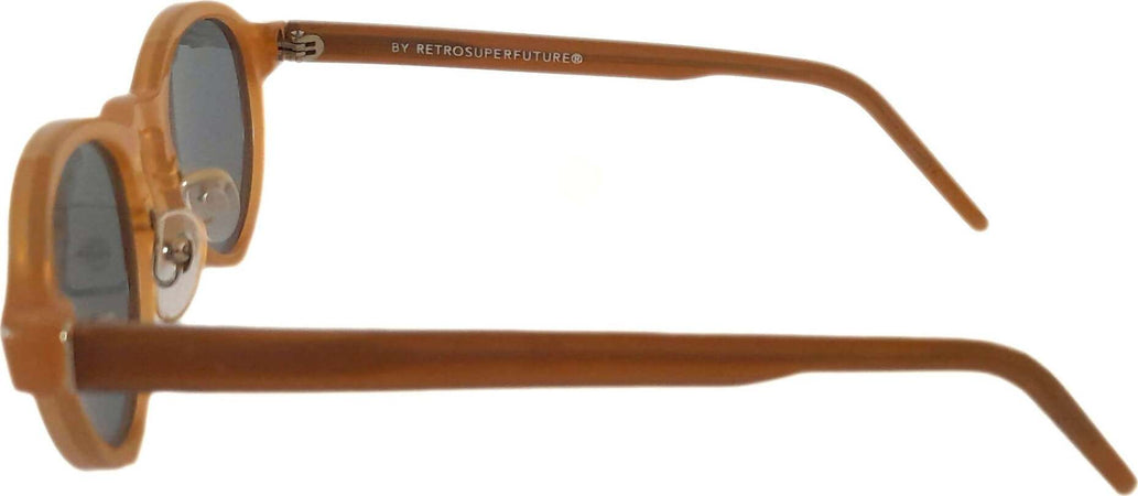 Occhiali Da Sole Uomo Super by Retrosuperfuture Montatura Beige Ovale Con Astuccio A Sacco Morbido E Panno Per Pulizia Moda/Donna/Accessori/Occhiali e accessori/Occhiali da sole Ideart - Valdilana, Commerciovirtuoso.it