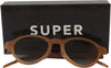 Occhiali Da Sole Uomo Super by Retrosuperfuture Montatura Beige Ovale Con Astuccio A Sacco Morbido E Panno Per Pulizia Moda/Donna/Accessori/Occhiali e accessori/Occhiali da sole Ideart - Valdilana, Commerciovirtuoso.it