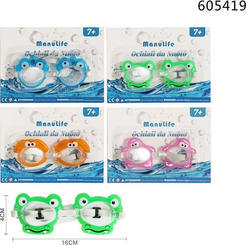 Occhialini Da Nuoto Per Bambini Da Piscina Con Animaletti Colorati 16x4cm 605419 Sport e tempo libero/Attività ricreative all'aperto/Sport acquatici/Nuoto/Occhialini Trade Shop italia - Napoli, Commerciovirtuoso.it