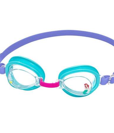 Occhialini Disney Principessa Ariel Bambini Regolabili Nuoto Piscina Mare Estate