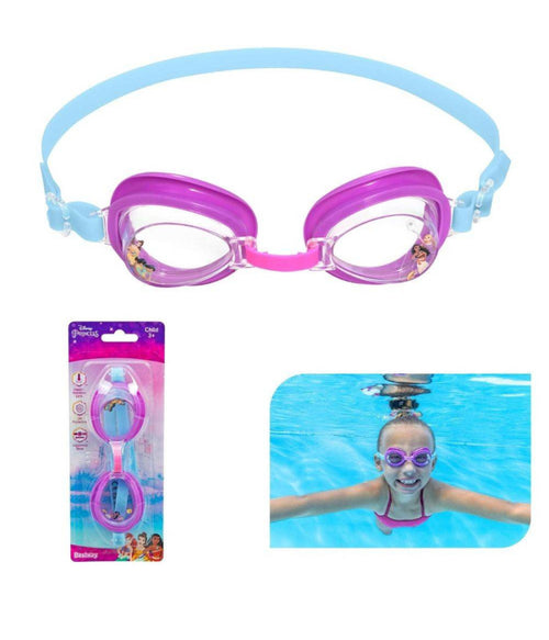 Occhialini Disney Principesse Per Bambini Regolabili Nuoto Piscina Mare Estate