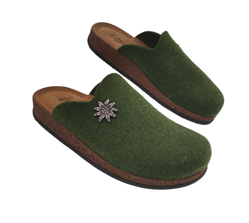 Originali Zoccoli Alpini, Ciabatte Uomo e Donna Invernali, Calde Sabot Tirolesi in Lana Cotta, 100% Made in Italy