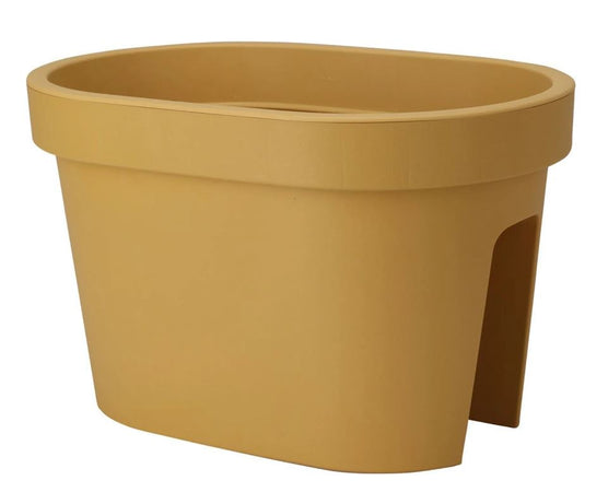 Vaso fioriera da balcone rettangolare per ringhiera da esterno per fiori e piante