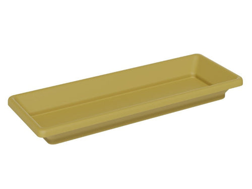 Sottovaso rettangolare Sottocassetta Basic per fiori e piante da esterno