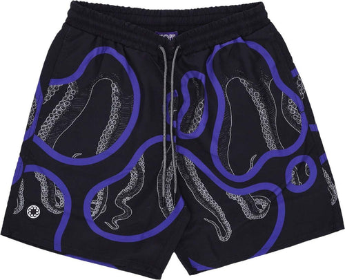 OCTOPUS-Costume-Pantaloncino-Uomo-Stained-Boardshort-Black-da-uomo