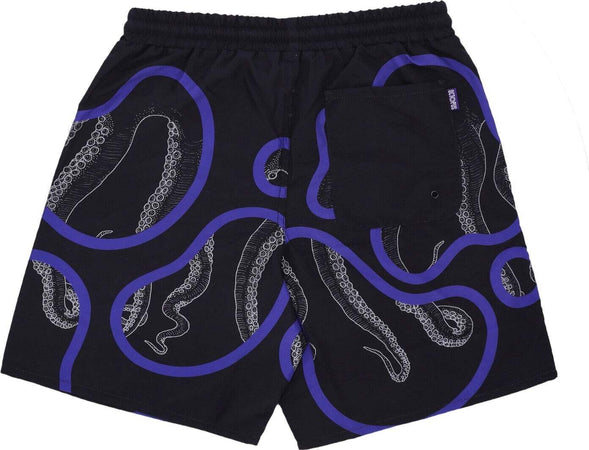 OCTOPUS-Costume-Pantaloncino-Uomo-Stained-Boardshort-Black-da-uomo