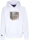 OCTOPUS-Felpa-Cappuccio-Uomo-Blaster-Hoodie-White-da-uomo