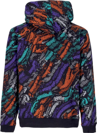 OCTOPUS-Felpa-Cappuccio-Uomo-Deco-Hoodie-Multicolor-da-uomo