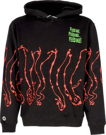 OCTOPUS-Felpa-Cappuccio-Uomo-Dripper-Hoodie-Black-da-uomo