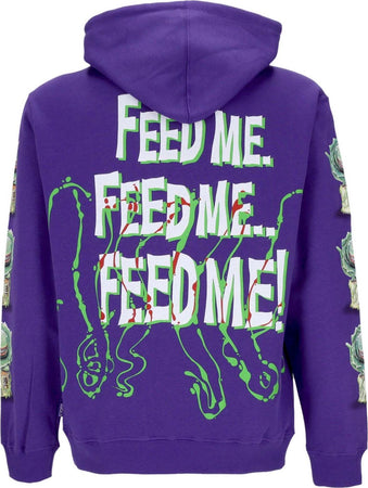 OCTOPUS-Felpa-Cappuccio-Uomo-Feed-Me-Hoodie-Purple-da-uomo