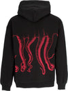 OCTOPUS-Felpa-Cappuccio-Uomo-Outline-Logo-Hoodie-Black-da-uomo