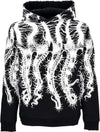 OCTOPUS-Felpa-Cappuccio-Uomo-Roots-Hoodie-Black-da-uomo