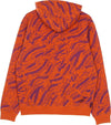 OCTOPUS-Felpa-Cappuccio-Uomo-Sci-fi-Hoodie-Orange-da-uomo