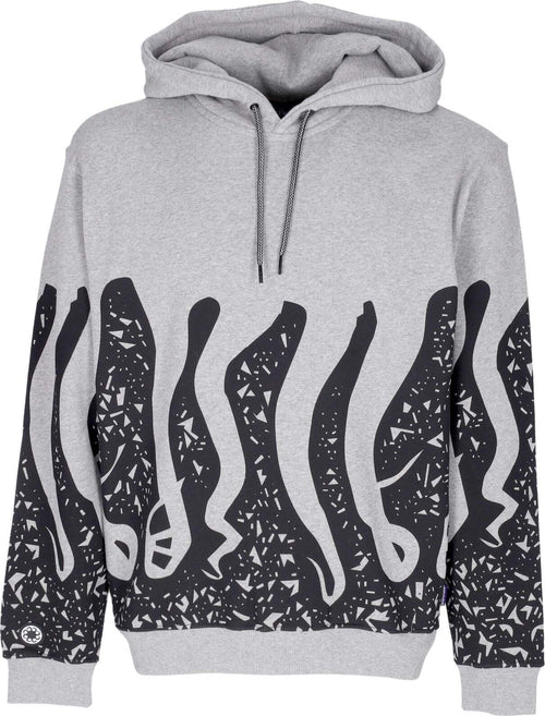 OCTOPUS-Felpa-Cappuccio-Uomo-Stamp-Hoodie-Light-Grey-da-uomo