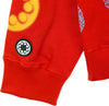 OCTOPUS-Felpa-Leggera-Cappuccio-Uomo-Blurred-Hoodie-Red-da-uomo