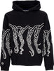 OCTOPUS-Felpa-Leggera-Cappuccio-Uomo-Chain-Hoodie-Black-da-uomo