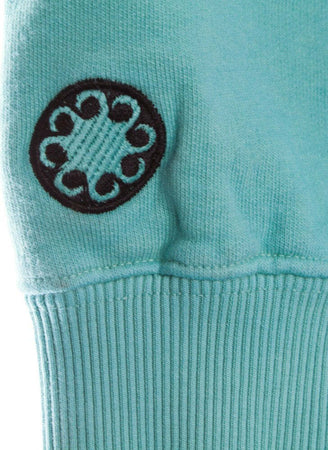 OCTOPUS-Felpa-Leggera-Cappuccio-Uomo-Dyed-Hoodie-Acquamarine-da-uomo