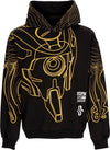 OCTOPUS-Felpa-Leggera-Cappuccio-Uomo-Evangelion-00-Flowing-Octopus-Hoodie-Black-da-uomo