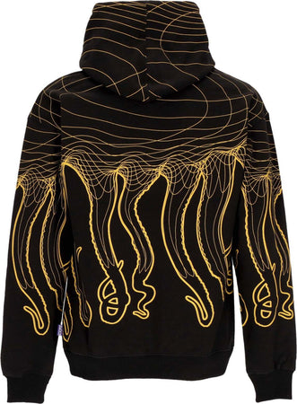 OCTOPUS-Felpa-Leggera-Cappuccio-Uomo-Evangelion-00-Flowing-Octopus-Hoodie-Black-da-uomo