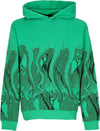 OCTOPUS-Felpa-Leggera-Cappuccio-Uomo-Fishnet-Hoodie-Green-da-uomo