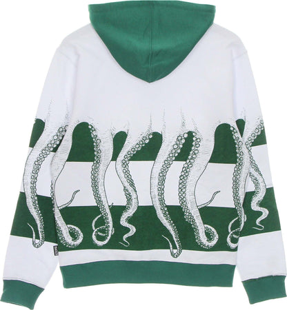 OCTOPUS-Felpa-Leggera-Cappuccio-Uomo-Fullback-Sh-Hoodie-White-da-uomo