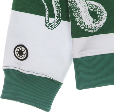 OCTOPUS-Felpa-Leggera-Cappuccio-Uomo-Fullback-Sh-Hoodie-White-da-uomo