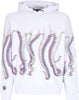 OCTOPUS-Felpa-Leggera-Cappuccio-Uomo-Fuzzy-Hoodie-White-da-uomo